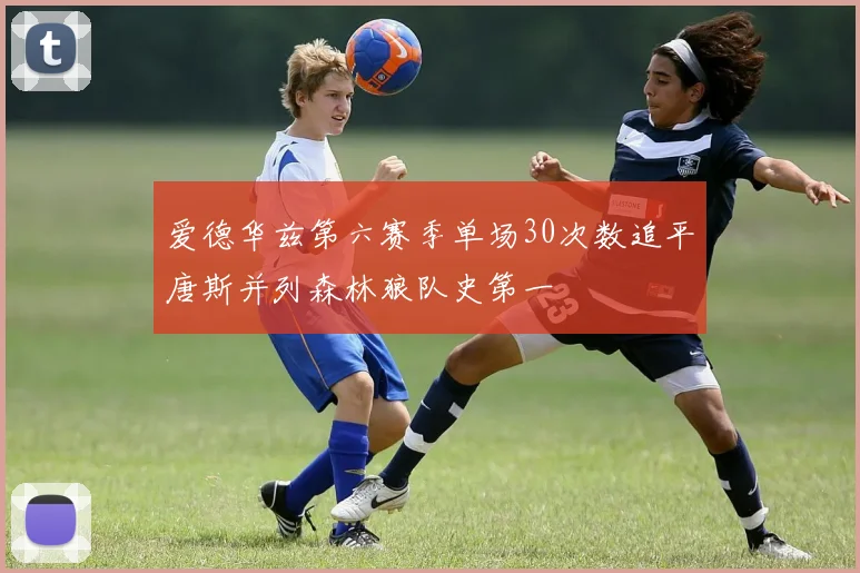 爱德华兹第六赛季单场30次数追平唐斯并列森林狼队史第一